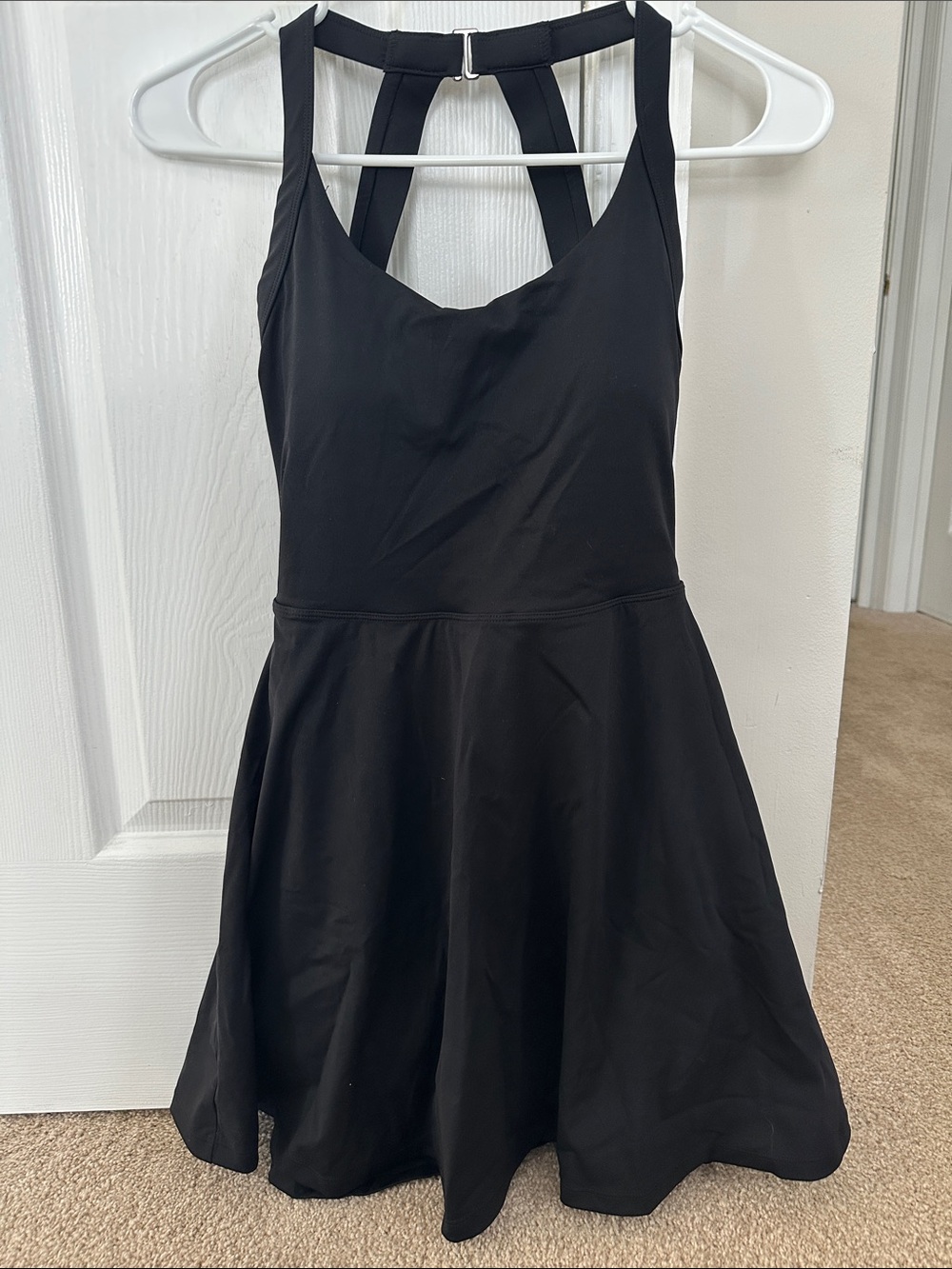 Black Fit-and-Flare Women's Dress